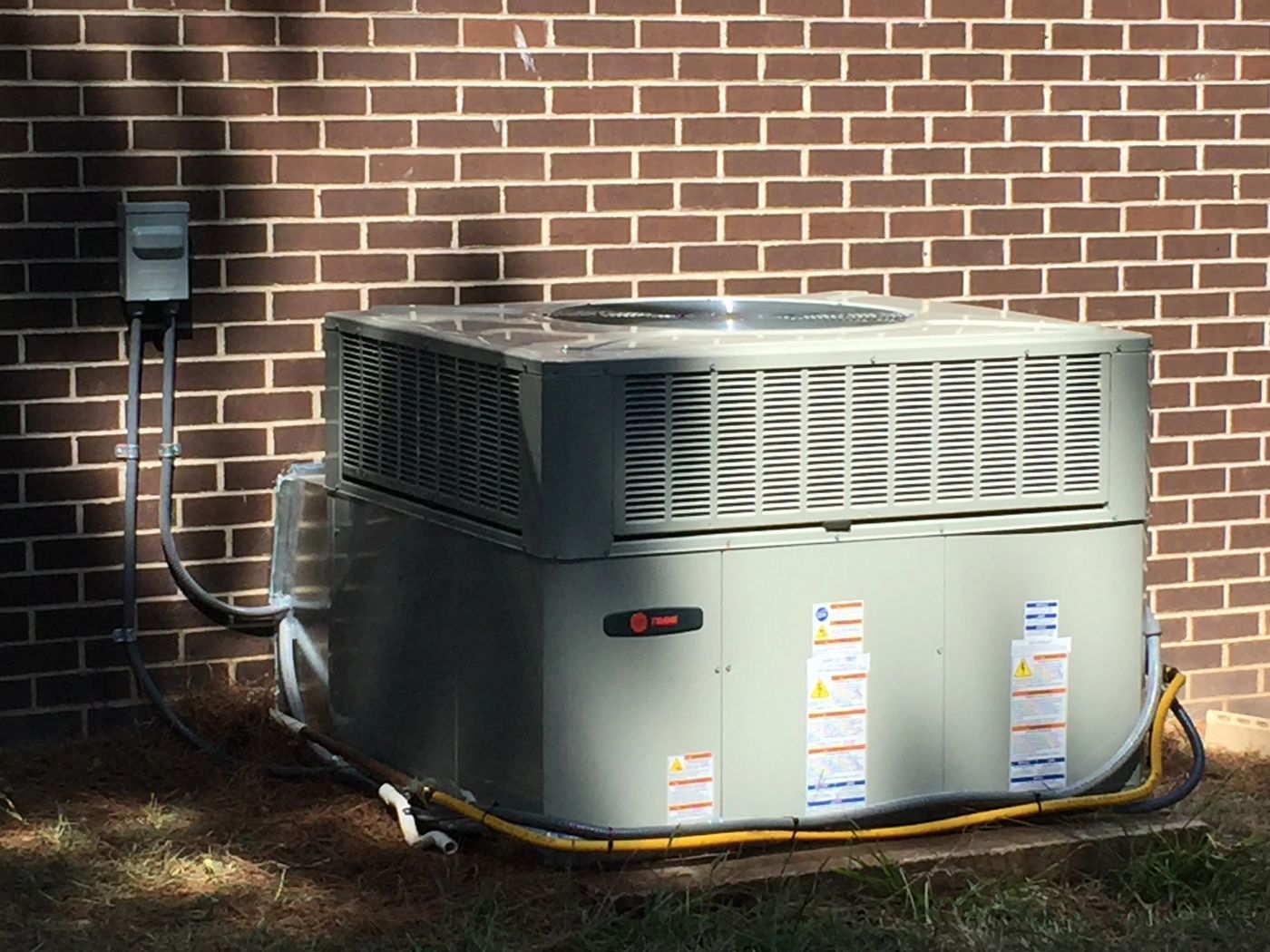 Outdoor heating and cooling equipment